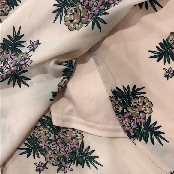 Flying Tomato Pink Floral Tulip High-low Hem Dress - Picture 4 of 8